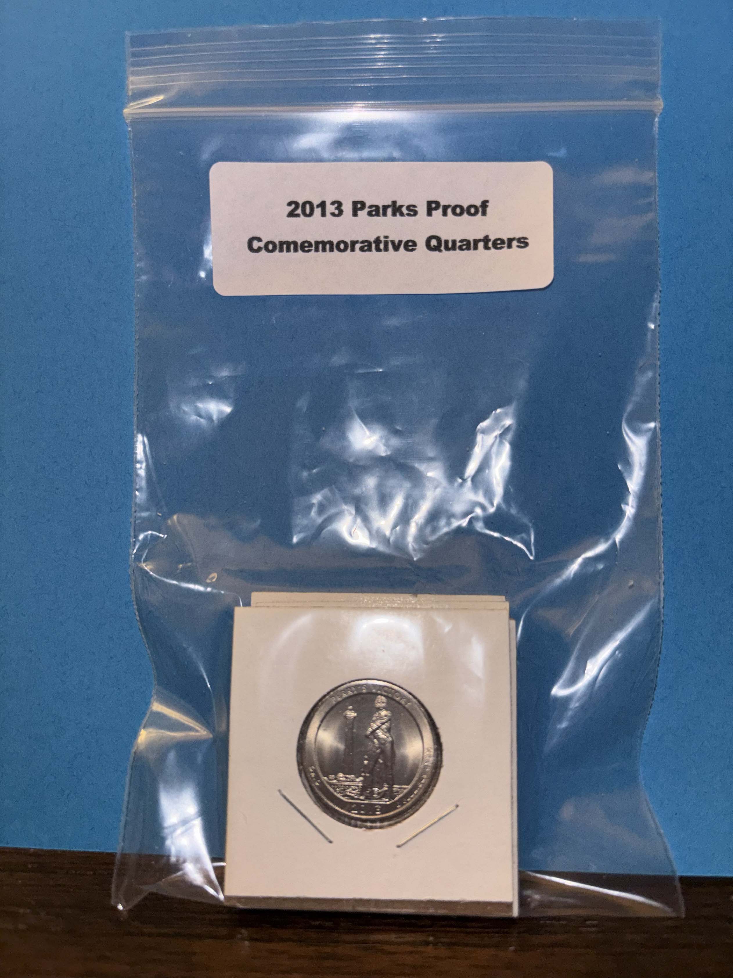 2013 Proof Parks Quarter Grab Bag